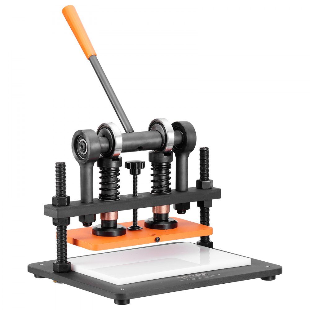Leather Punching Machine Manual Leather Cutting Machine 28x14cm, Leather Embossing Machine 1.5t Heavy Duty Leather Punching Machine Suitable for leather, PVC/EVA foam, non-adhesive materials