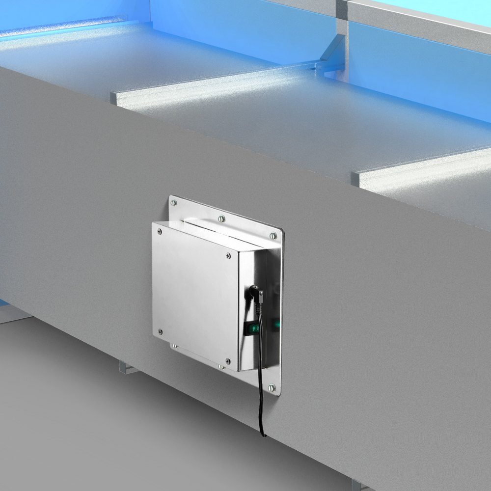HVAC-Luftreiniger für das ganze Haus, 18 W, 254 nm, Klimaanlagenkanal, UV-UVC-Licht, Luftreiniger mit 2 Glühbirnen, HVAC-UV-Lampen mit Netzkabel, Luftreiniger für Klimaanlage