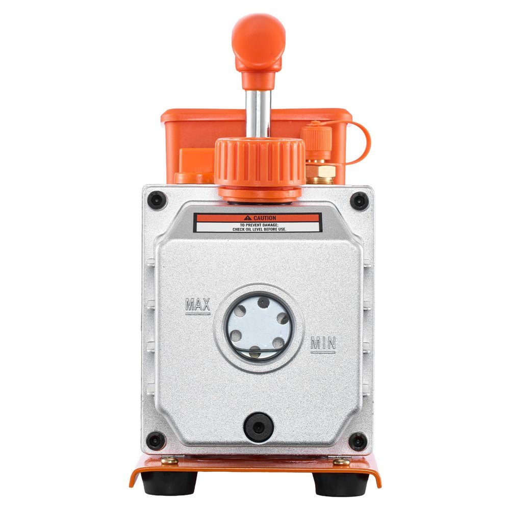 Vacuum Pump with Gauge 3.5CFM 99L/min 180W 1 Stage Rotary Vane Vacuum Pump Vacuum Pump Kit for R134a, R22, R410a, R1234YF and R32 with Carry Bag for Car Air Conditioner