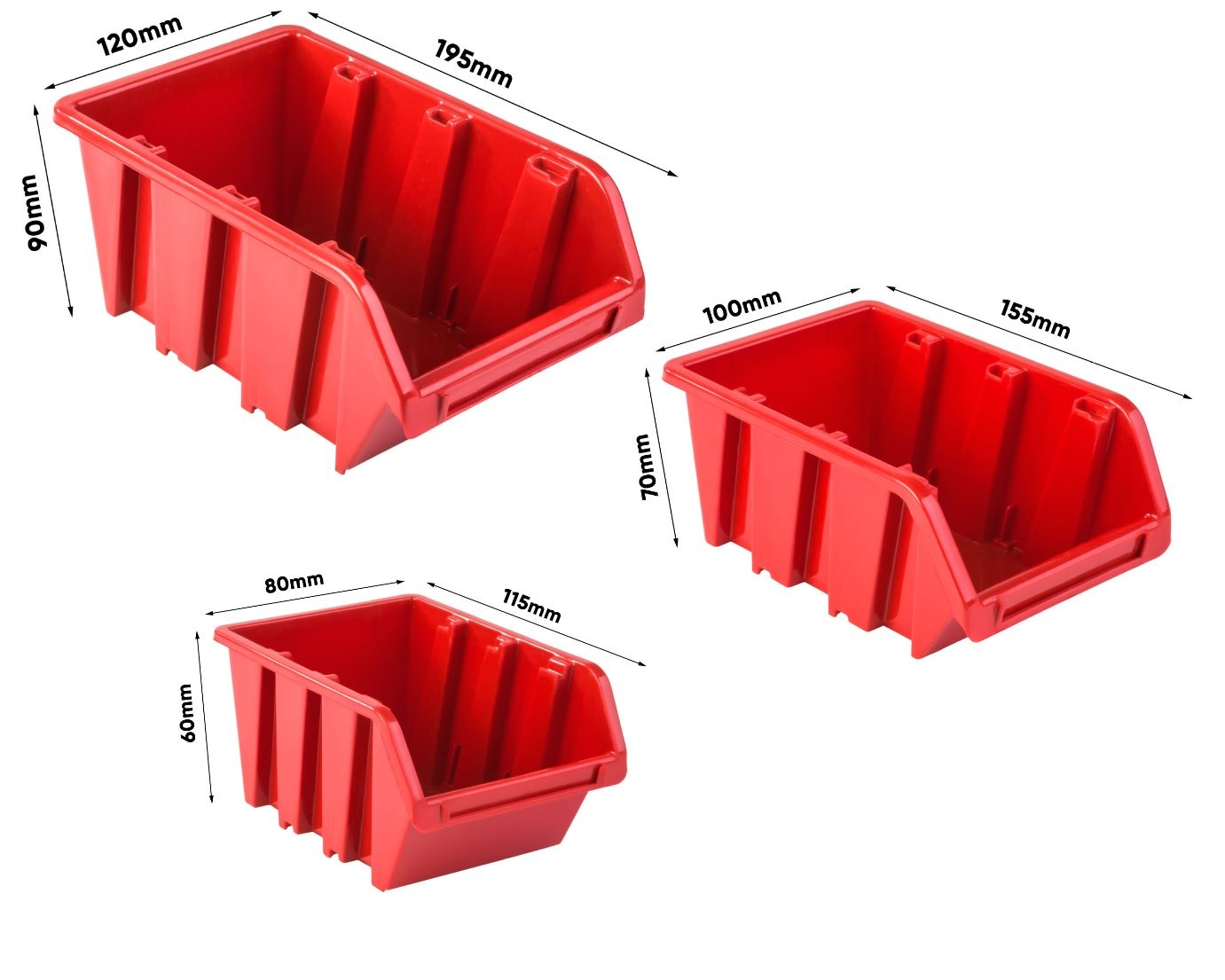 Gereedschapsbord ZES-24 Rood