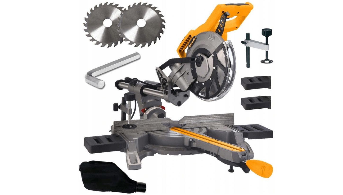 Professionelle Zugschnitt-Gehrungssäge 310 mm 2000 W SET