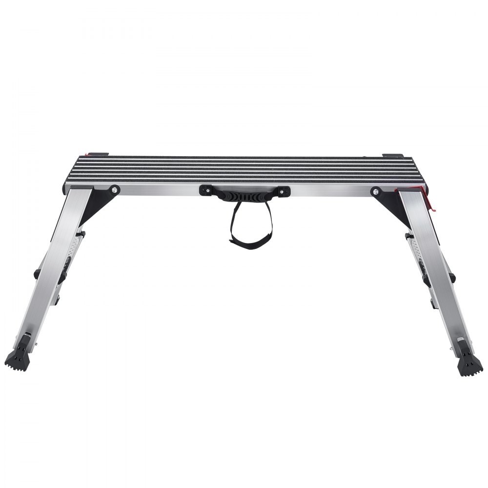 Aluminium-Arbeitsplattform, klappbare Werkbank, 100 x 30 x 48,7 cm, Arbeitsplattform, 200 kg Tragkraft, Stufenbank mit Sicherheitsschlössern, Trittleiter für Heimbüro, Werkstatt und Garage, Silber Aluminium-Arbeitsplattform, klappbare Werkbank, 100 x 30 x 48,7 cm, Arbeitsplattform, 200 kg Tragkraft, Stufenbank mit Sicherheitsschlössern, Trittleiter für Heimbüro, Werkstatt und Garage, Silber