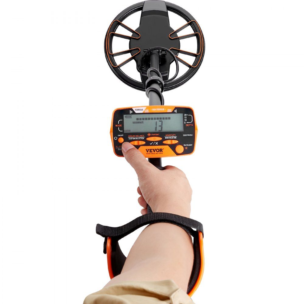 Metal Detector Set for Adults, Multifunctional Professional Detector with 7 Modes, Metal Detector, Waterproof 10" Coil for Greater Depth, with Shovel and Carry Bag