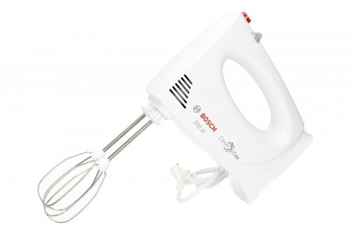 Bosch MFQ3010 Handmixer 300W, 2 Geschwindigkeitsstufen, weiß
