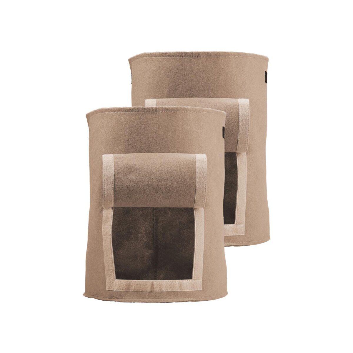 PARKSIDE® plantenzakkenset, 2 stuks, gemaakt van vilt