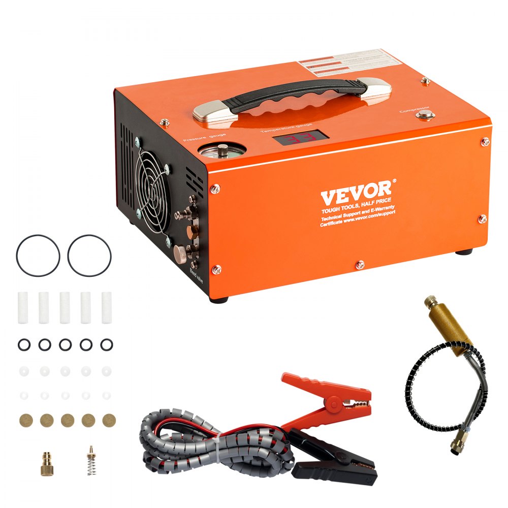 PCP compressor 30Mpa/4500PSI luchtcompressor 0,5L DC12V & AC120V duikcompressor luchtpomp incl. 8 mm hogedrukslang met snelkoppeling batterijklemmen filterkatoen luchtbuksgeweer PCP compressor 30Mpa/4500PSI luchtcompressor 0,5L DC12V & AC120V duikcompressor luchtpomp incl. 8 mm hogedrukslang met snelkoppeling batterijklemmen filterkatoen luchtbuksgeweer