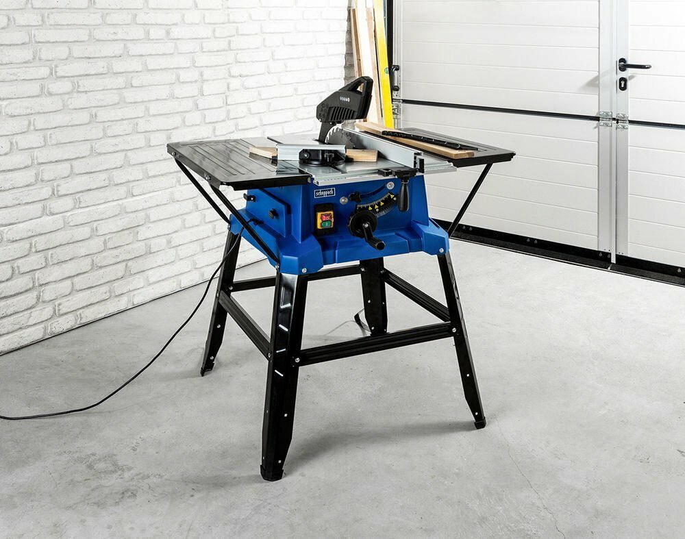 Tischkreissäge Scheppach Tischkreissäge 2000W HS250L inkl. Tischverlängerungen und Laser