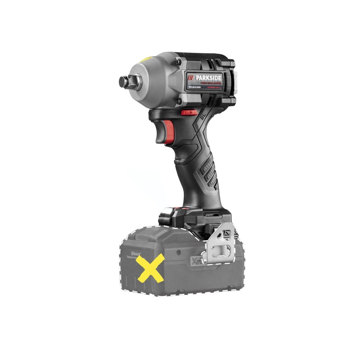 PARKSIDE PERFORMANCE® 20 V Akku-Drehschlagschrauber PPDSSA 20-Li B2, ohne Akku und Ladegerät