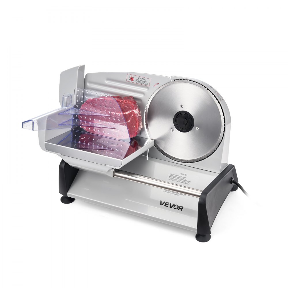 All-purpose slicer meat slicer 200W electric slicer with 19cm blade, meat slicer with 0-15mm adjustable thickness, for frozen meat ham prime steak All-purpose slicer meat slicer 200W electric slicer with 19cm blade, meat slicer with 0-15mm adjustable thickness, for frozen meat ham prime steak