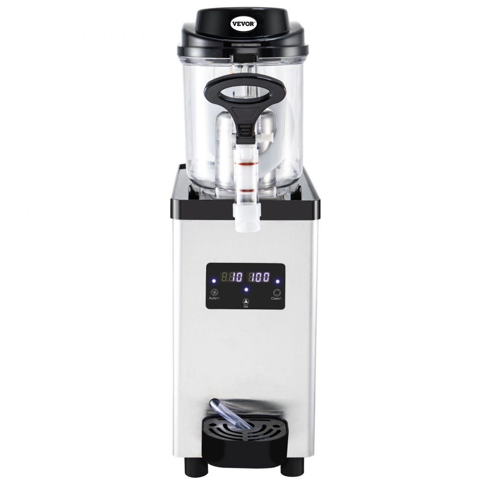 Commerciële Slushy Machine 6L Cups Single Bowl Slush Ice Cream Maker 300W 220V Roestvrij staal Margarita Smoothie Vriezer Drankmaker Slushie Machine voor supermarkten, cafés, restaurants, bars