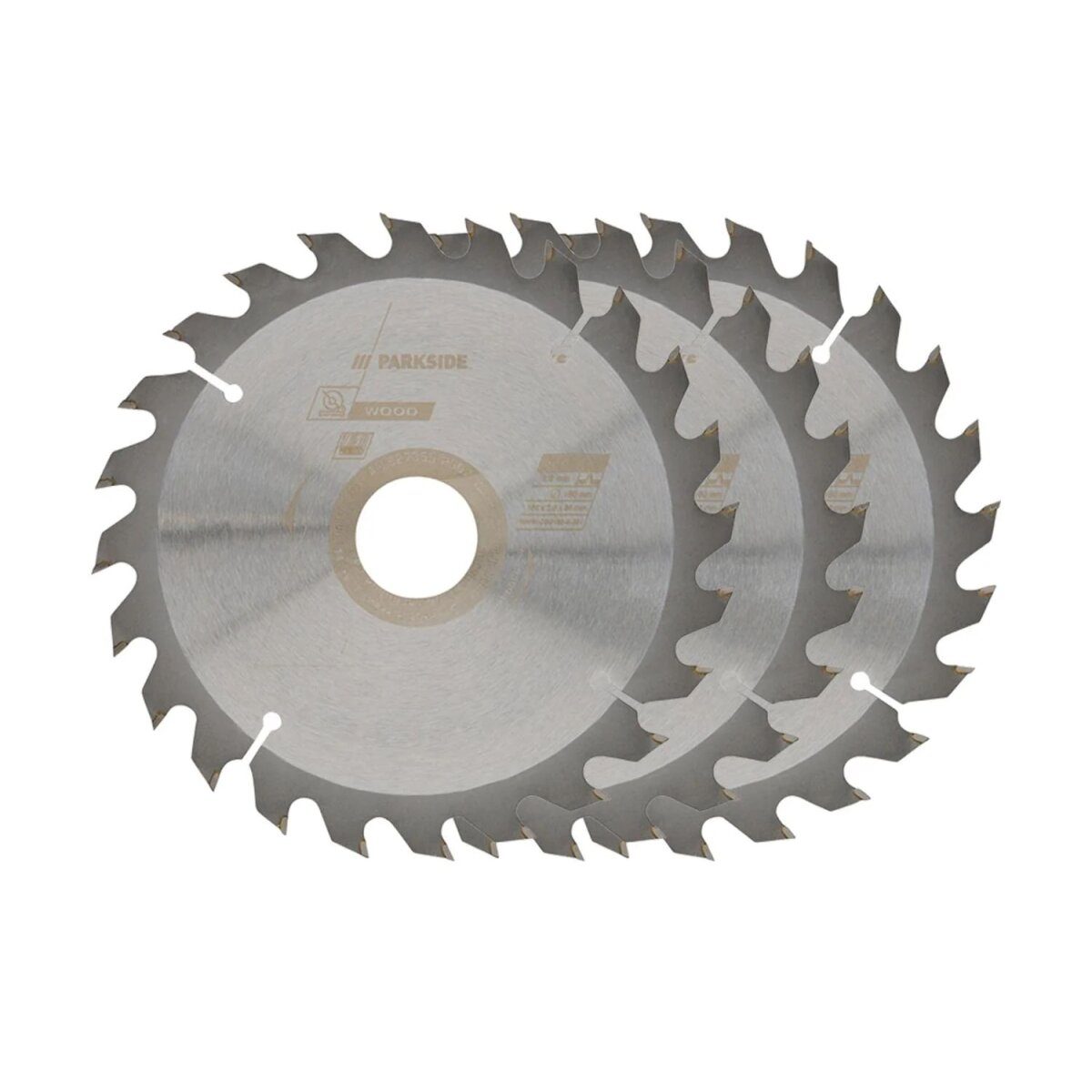 PARKSIDE® cirkelzaagbladenset, 160 mm, 3-delig.