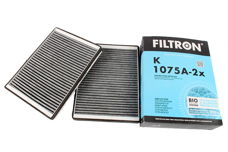 Filtre d'habitacle FILTRON K 1075a-2x au charbon