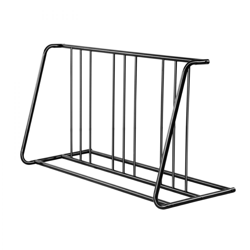 Porte-vélos pour 6 vélos, support de vélo autoportant compatible avec les pneus de 76,2 mm, porte-vélos double face en acier au carbone pour allées, garages et utilisation en intérieur