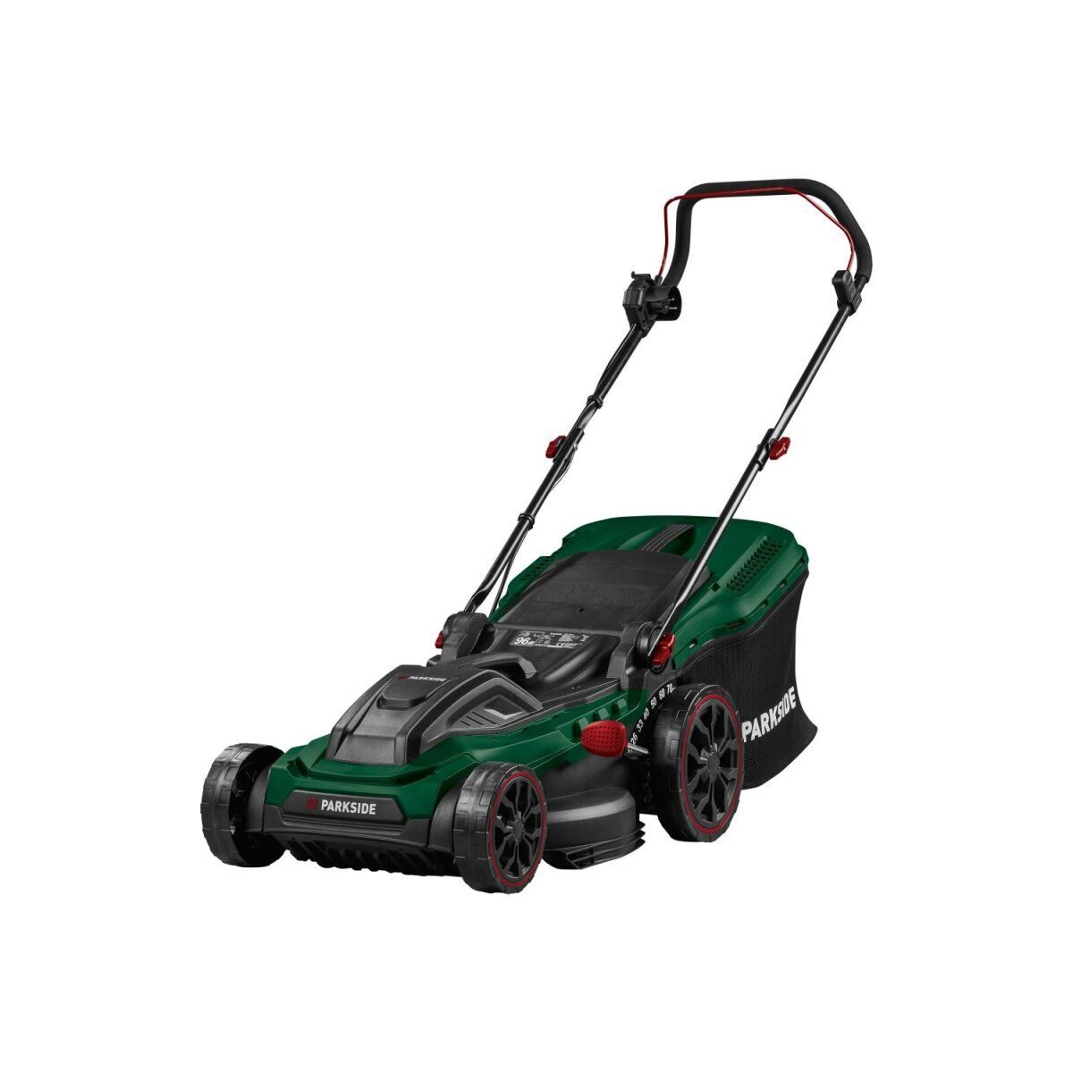 PARKSIDE® Elektro-Rasenmäher PERM 1800 A1 – leistungsstarker Mäher mit 7-stufiger Schnitthöhenverstellung