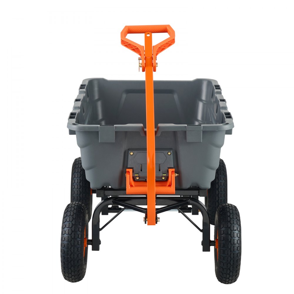 Transportwagen, Gartenwagen mit einfach zu montierendem Stahlrahmen, Gartenwagen mit umwandelbarem 2-in-1-Griff, Mehrzweck-Schubkarre mit 680 Tragfähigkeitssatz, ca. 33 cm Reifen Transportwagen, Gartenwagen mit einfach zu montierendem Stahlrahmen, Gartenwagen mit umwandelbarem 2-in-1-Griff, Mehrzweck-Schubkarre mit 680 Tragfähigkeitssatz, ca. 33 cm Reifen