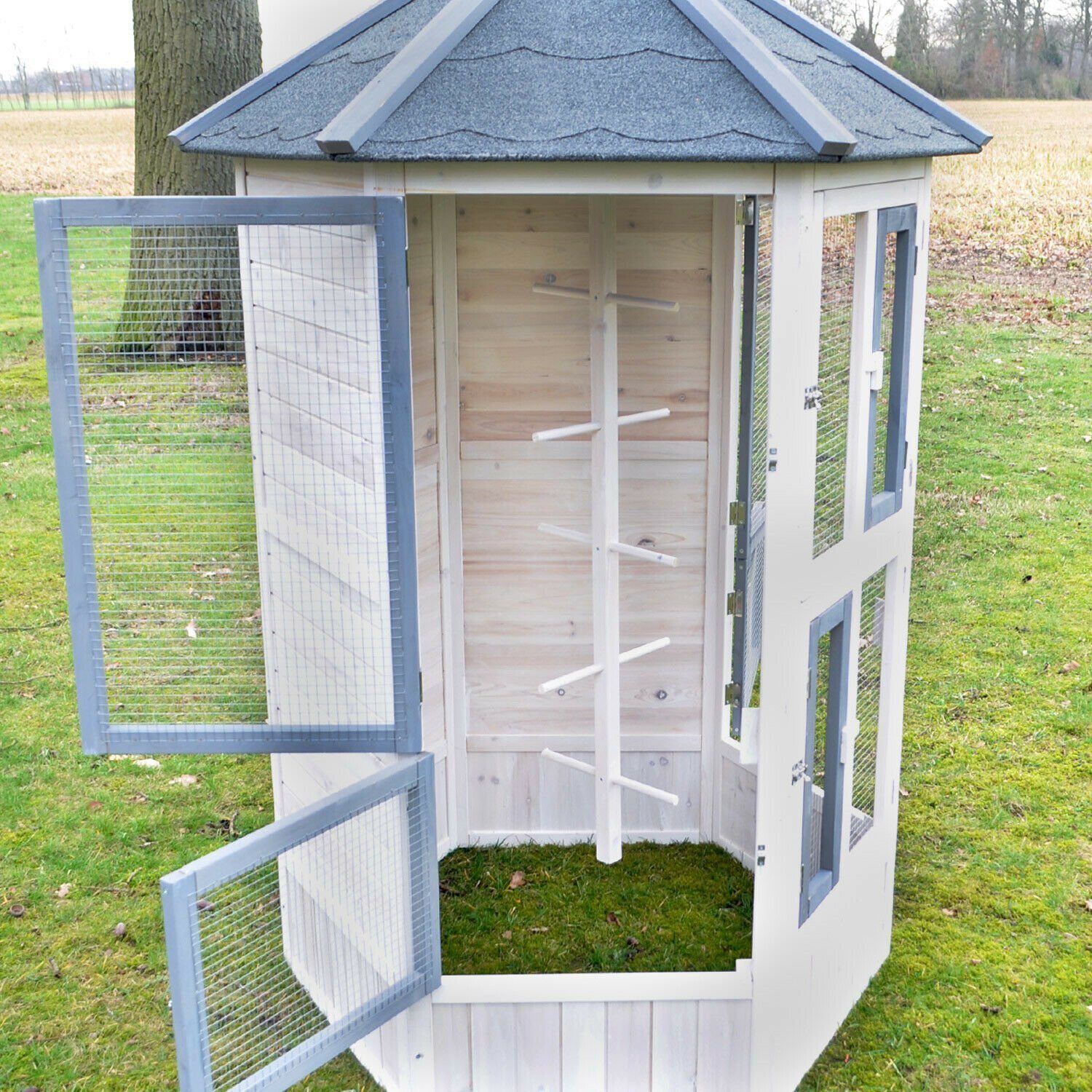 Deluxe Vogelvoliere, Vogelkäfig, Vogelhaus, Vogelkäfig