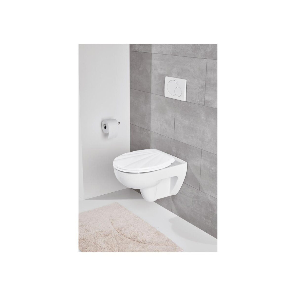 LIVARNO home Duroplast toiletbril, in schaalontwerp