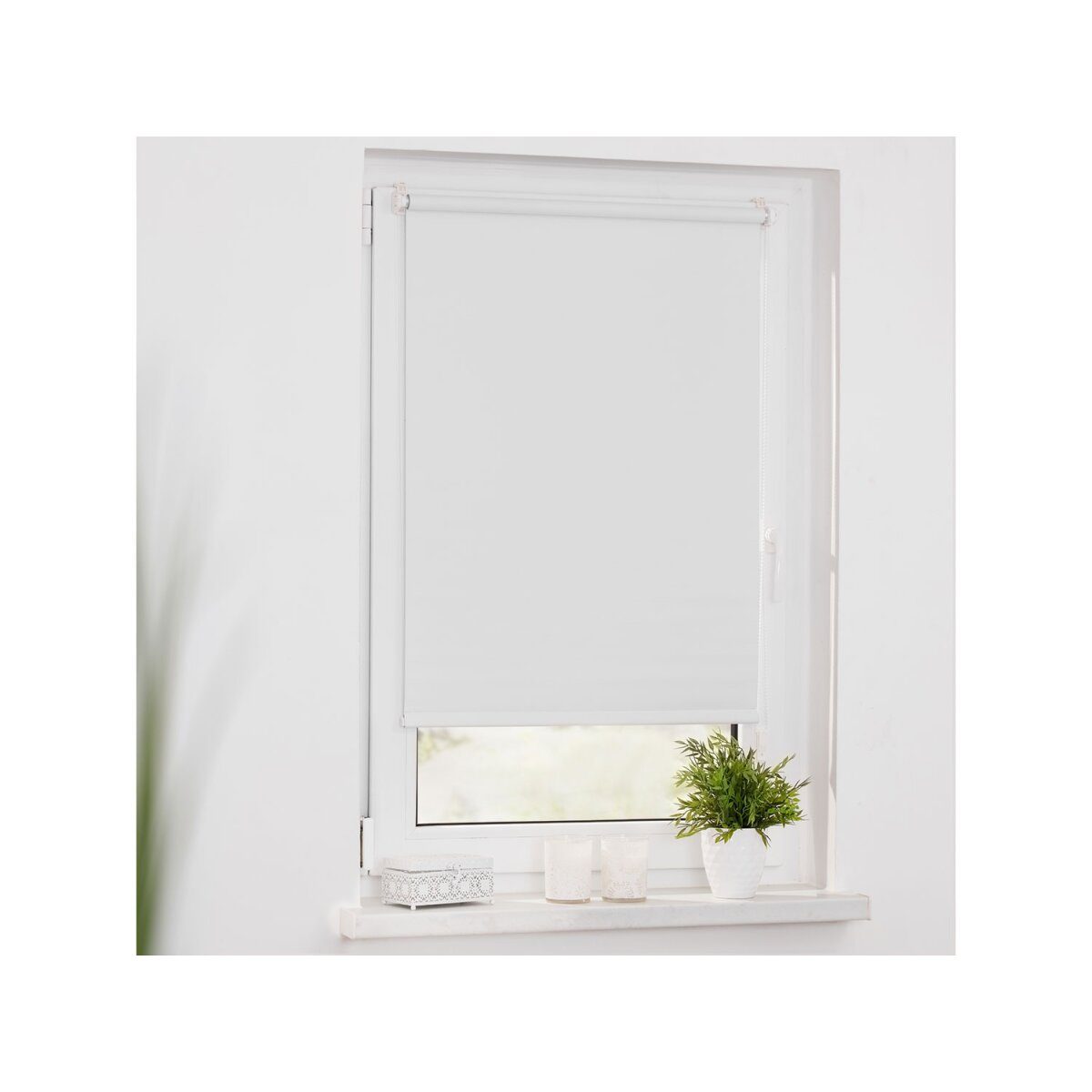 Lichtblick roller blind Klemmfix, no drilling, stretched, darkening, from 45 x 150 cm