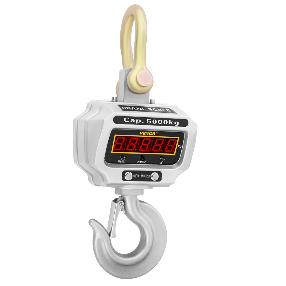 Digital Play Scale 5000kg High Accuracy Digital Hanging Scale Electronic Crane Scale Hanging Scale Digital Hook Mini Portable Hanging Scale with LCD Display for Travel Suitcase Fishing
