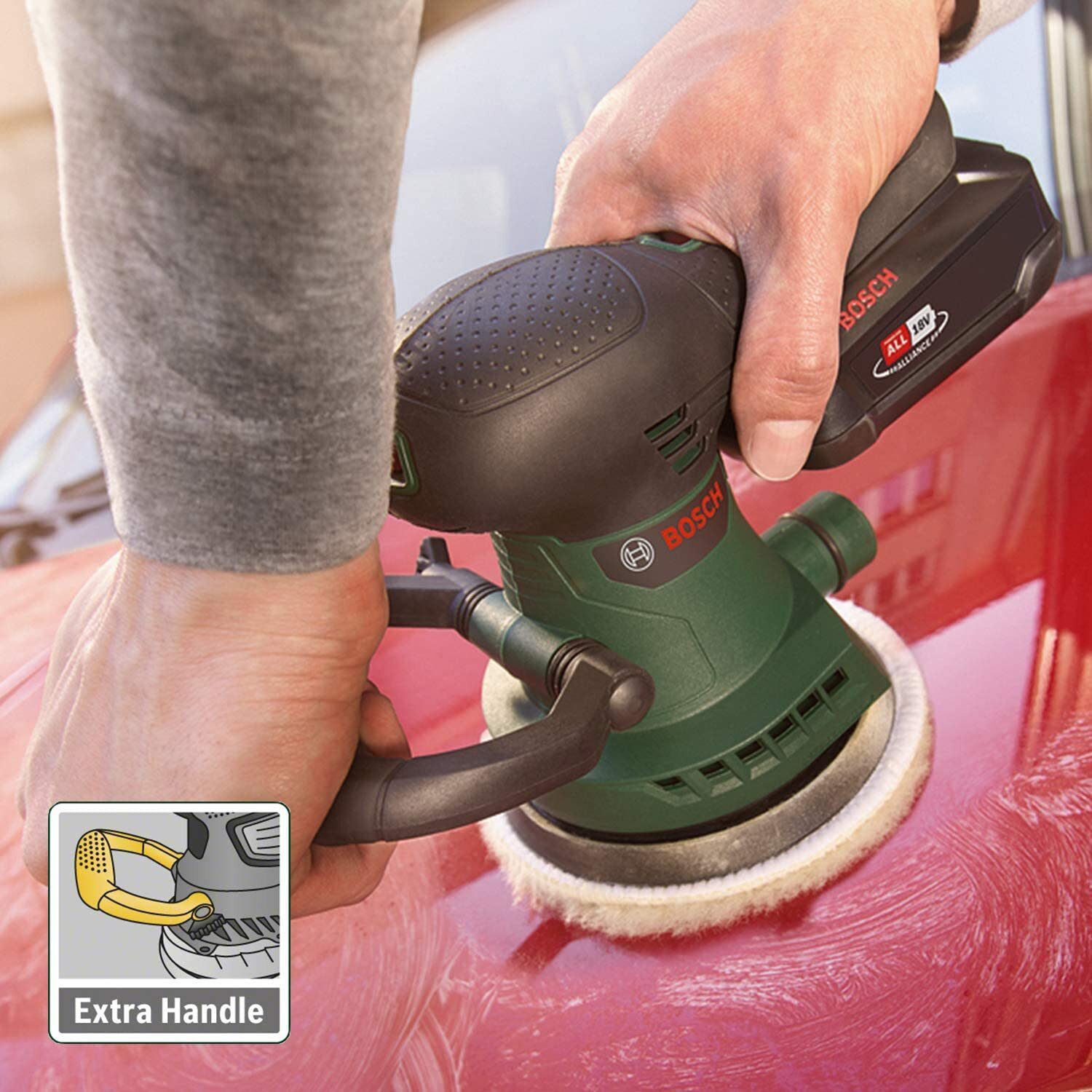 Bosch Akku-Exzenterschleifer AdvancedOrbit 18 (ohne Akku, Schleifplatte Ø 125 mm, 18-Volt-System, im Karton) ohne Akku & Ladegerät