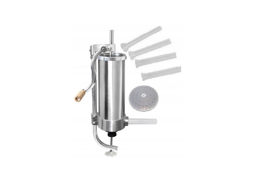 Presse à saucisses, remplisseur de saucisses de boucher, 3KG, robot culinaire, jeu de 4 buses