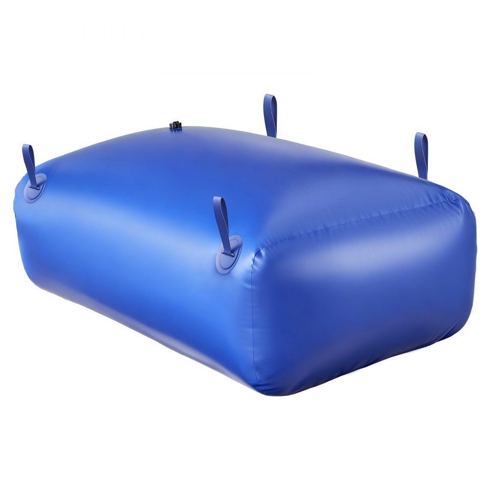 Water Storage Bladder, 330L Water Bag with Faucet, Foldable and Portable Water Bag Made of 1000D PVC, Water Storage for Irrigation System, Drought Resistance and Disasters, Blue