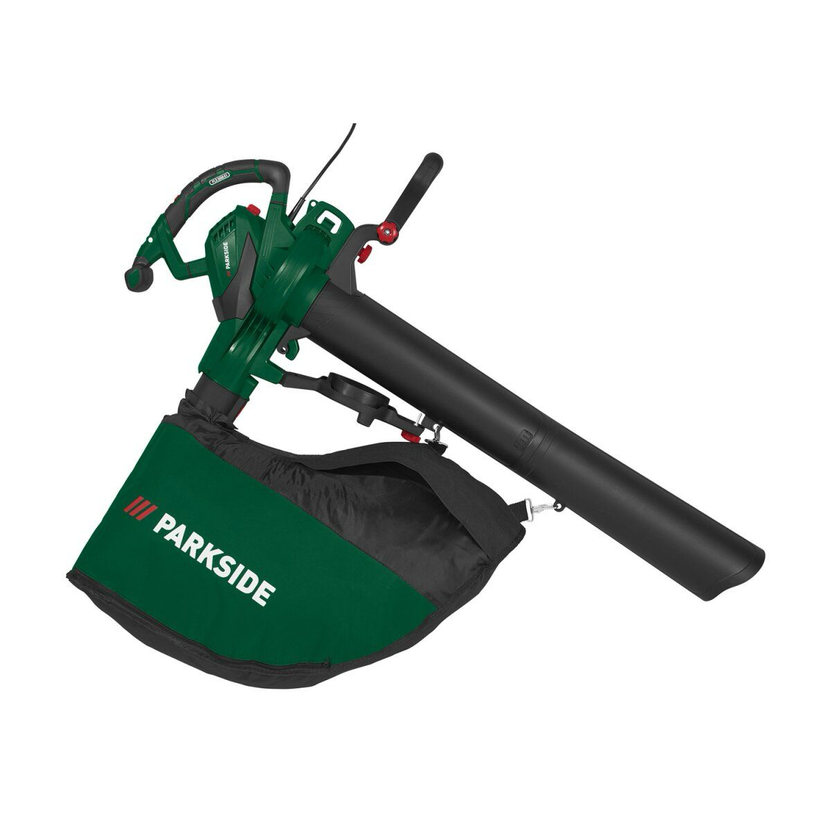 PARKSIDE® 3in1 Elektro-Laubsauger/Bläser »PLS 3000 A1« – 3000 W – leistungsstark & ​​vielseitig für Ihren Garten