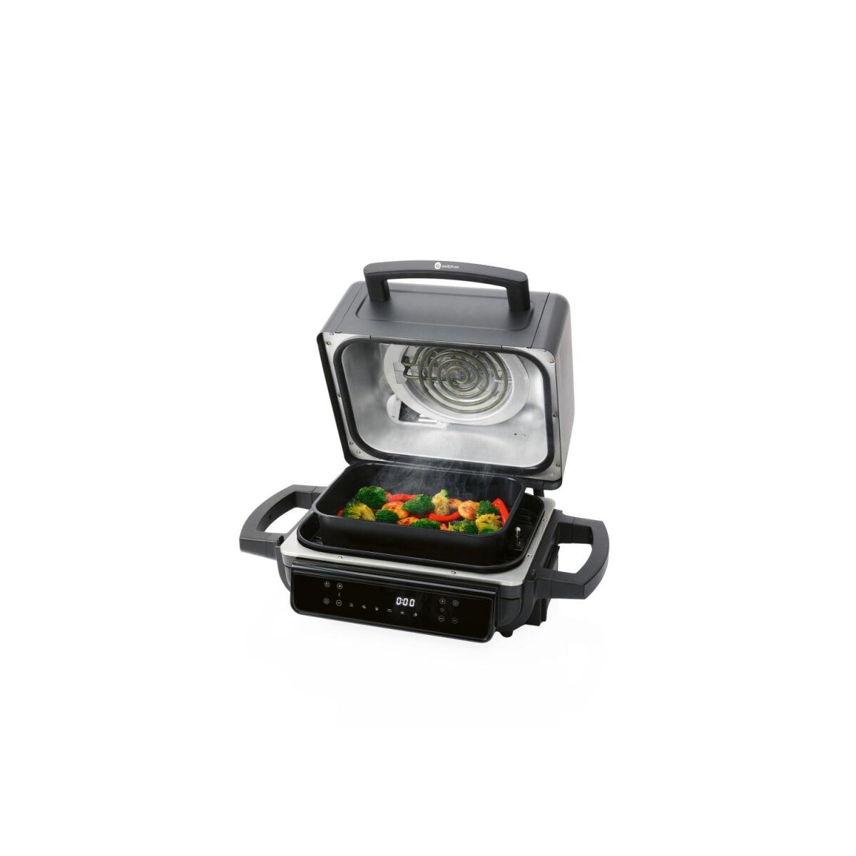SILVERCREST® KITCHEN TOOLS hot air fryer with grill and smoker function »SHLFS 2200 A1«, 2200 W, 3.8 l