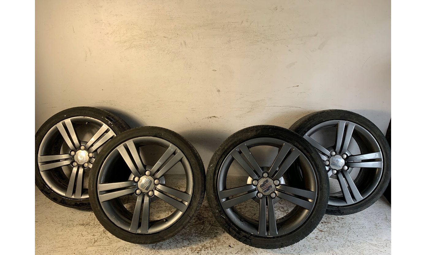 4x jantes alu Volkswagen Seat Audi Seat OE 7,5" x 18" 5x112 ET 51 Leon 1P0601025D