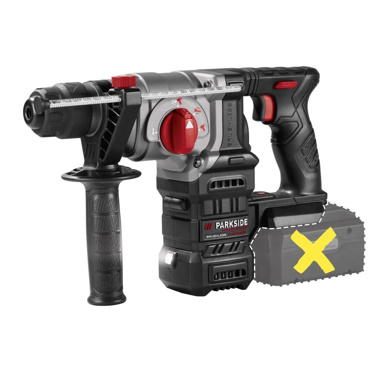 PARKSIDE PERFORMANCE® 20 V Akku-Kombihammer PKHAP 2034-Li B1, ohne Akku und Ladegerät