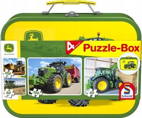 John Deere 4in1 puzzle in a suitcase