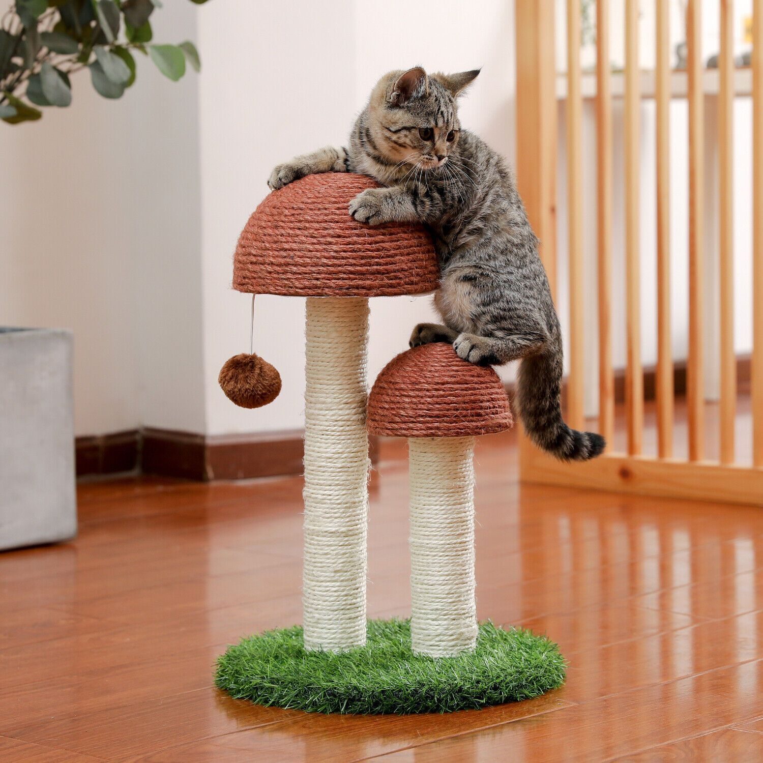 Premium Mushroom Scratching Post Cat Sisal Cat Scratching Post Scratching Post Cat Toy Cat