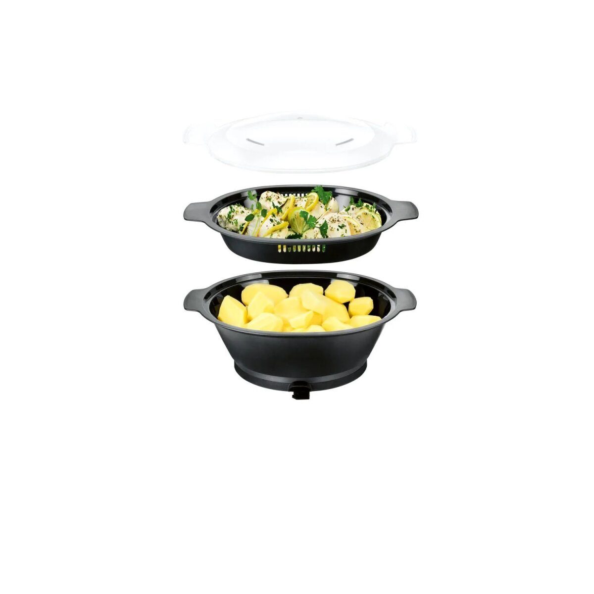 SILVERCREST® Dampfgaraufsatz für Monsieur Cuisine kompakt »SMCCD 3 A1«