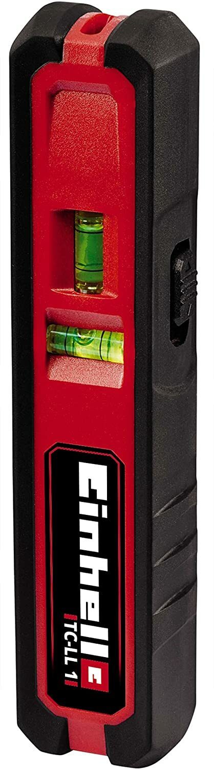 Einhell Laser-Nivelliergerät TC-LL 1 (Arbeitsbereich – Linie 5 m, Arbeitsbereich – Punkt 20 m, Softgrip, inkl. flexibler Wandhalterung)