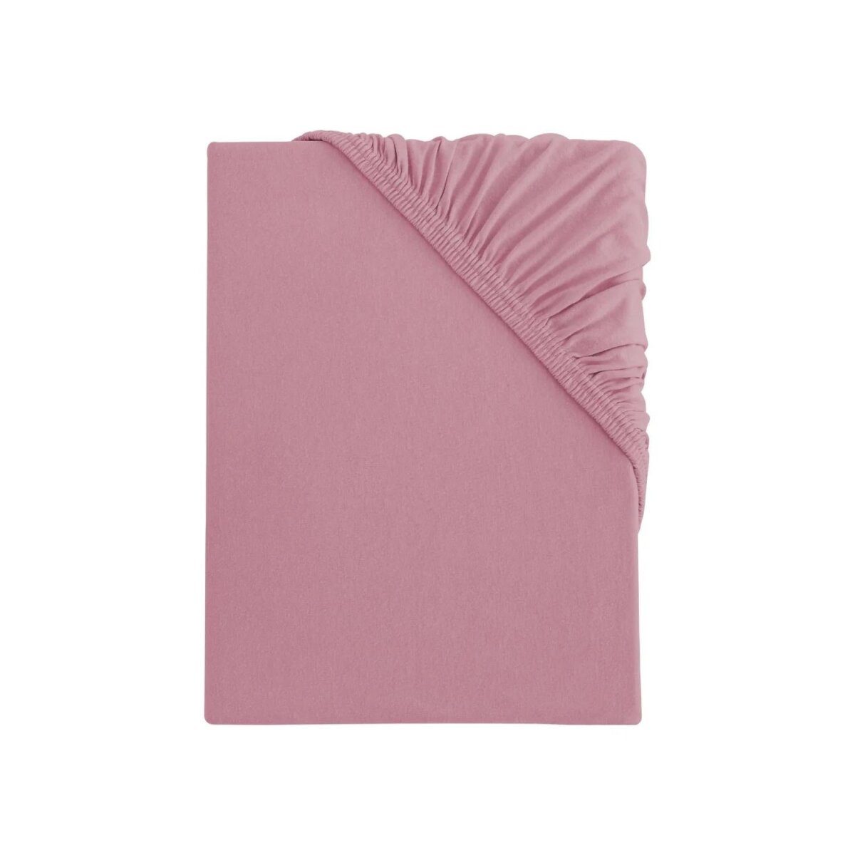 S.OLIVER Bi-elastisch jersey hoeslaken, 140-160 x 200 cm, roze