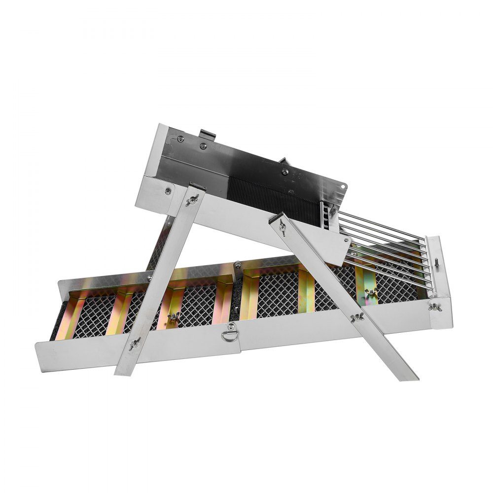 Highbanker Gold Washing Trough 50" 2 in 1 Foldable Highbanker Gold Washing Trough Aluminum Alloy Mining Equipment with Backpack and Protective Gloves Ideal for Streams, Riverbanks and Rivers