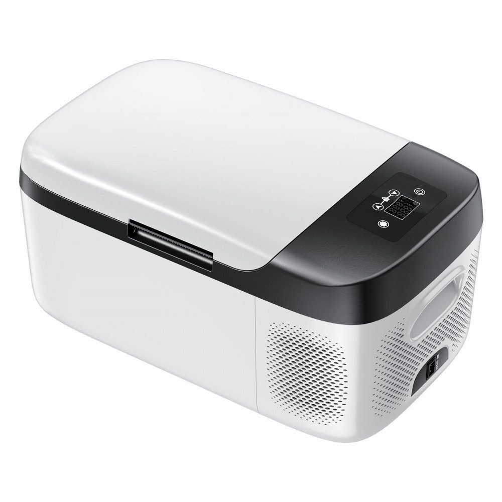 Lodówka kompresorowa 15 l, 12/24 V DC, elektryczna zamrażarka, sterowanie z aplikacji, 100–240 V AC, lodówka samochodowa na kemping, ciężarówka podróżna, wędkarstwo, 60 W, przenośna lodówka termoelektryczna