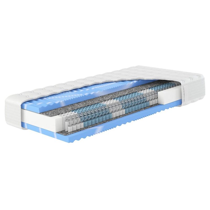 Hn8 Sleep Systems 7-zone pocket spring mattress XXL Gelstar T-1000, 90 x 200, H3