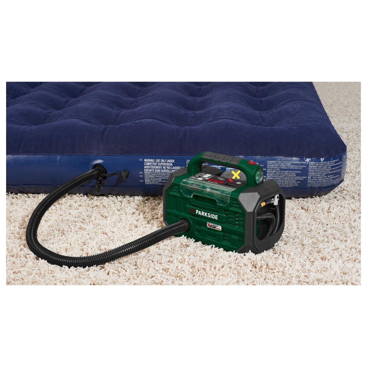 PARKSIDE® 20 V Akku-Kompressor und -Luftpumpe »PKA 20-Li C3«, ohne Akku und Ladegerät