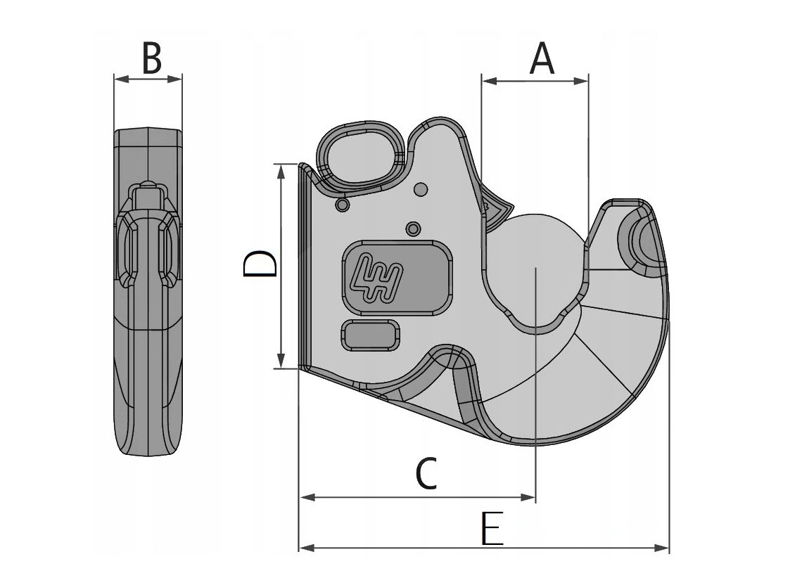 KIT 2x REINFORCED HOOK CONNECTOR / LIFT FOR QUICK INSTALLATION/REMOVAL OF THE CAT.1 lower link
