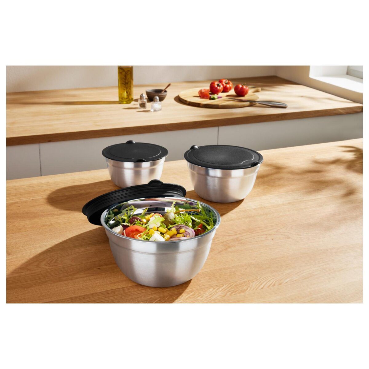 Ensemble de bols en acier inoxydable SILVERCREST®, 3 pièces