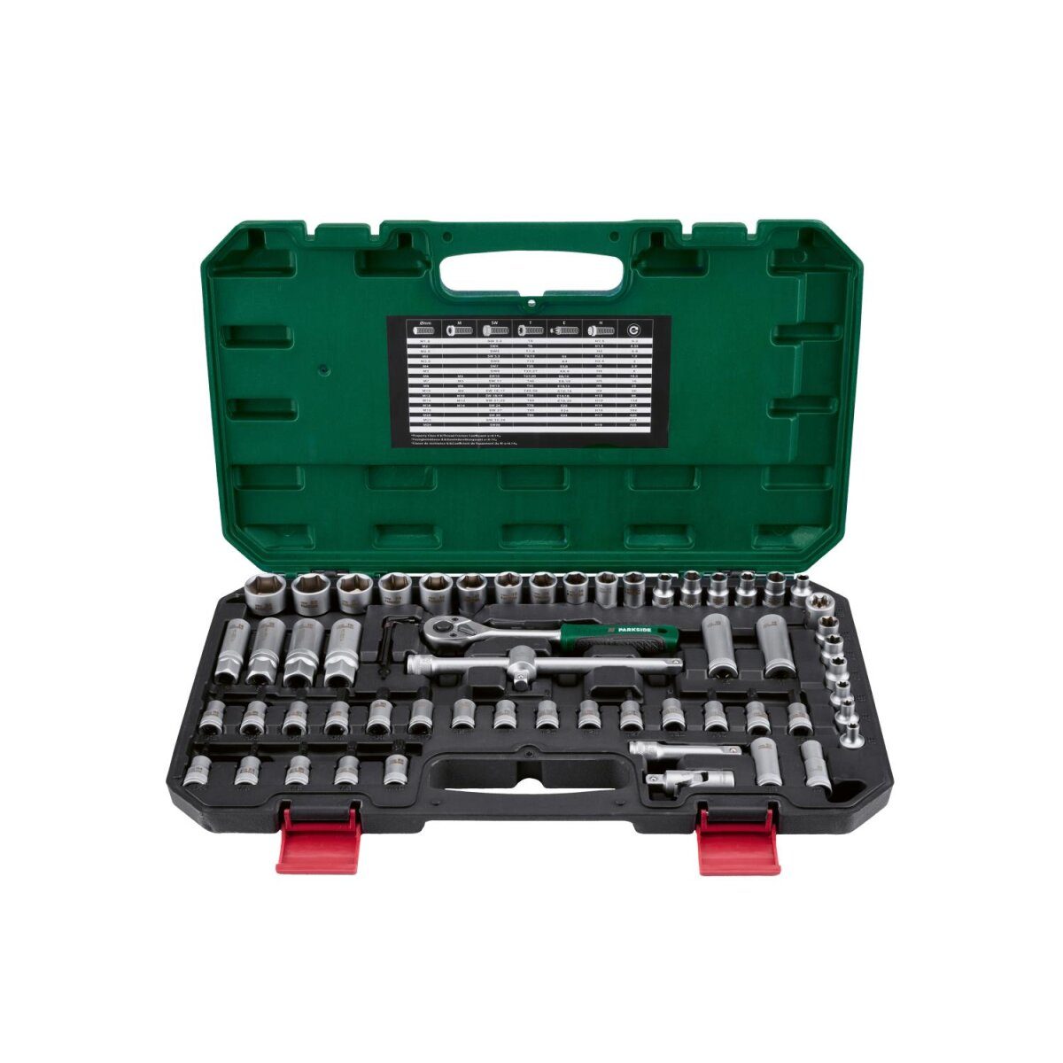 PARKSIDE® jeu de douilles 65 pièces PSSS 65 A1