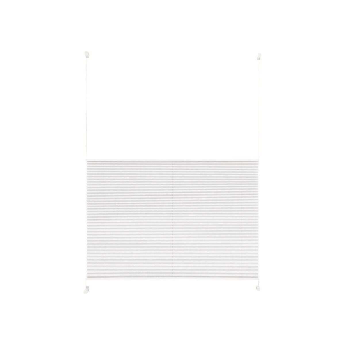 LIVARNO home Thermo-Plisseerollo, für Fenster, B 60/80/100 x H 130 cm, 80 x 130 cm, weiß