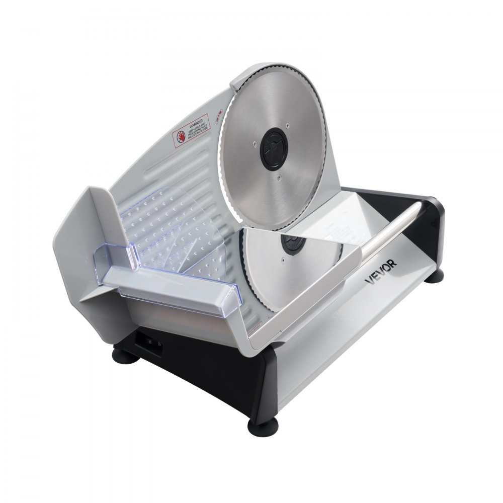 All-purpose slicer meat slicer 200W electric slicer with 19cm blade, meat slicer with 0-15mm adjustable thickness, for frozen meat ham prime steak All-purpose slicer meat slicer 200W electric slicer with 19cm blade, meat slicer with 0-15mm adjustable thickness, for frozen meat ham prime steak