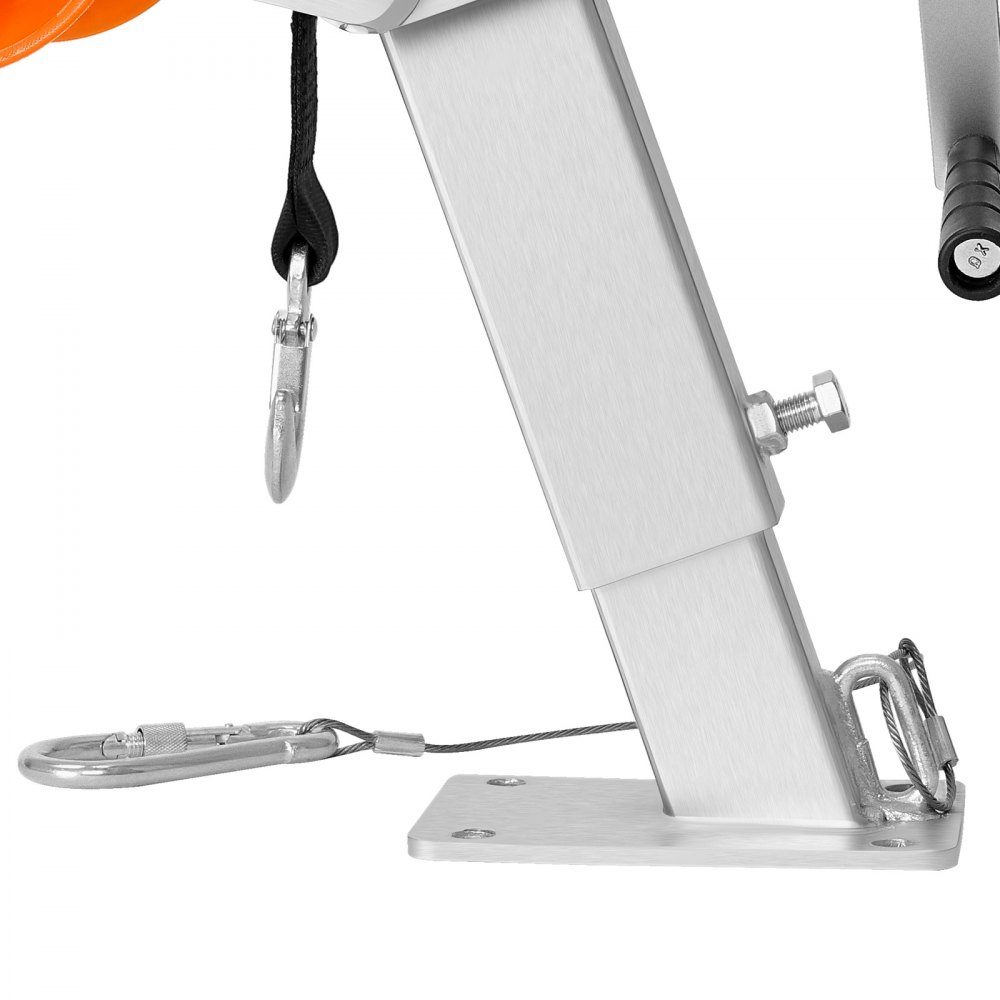 Bootsanhängersitz mit Riemenscheibe, 544 kg Winde und 51 mm x 7,6 m Windengurt, Bootswindenhalterung mit U-Bolzen für 50,8–76,2 mm B x 76,2–101,6 mm H Anhängerkupplung, Jetski, Segelboot, Schnellboot