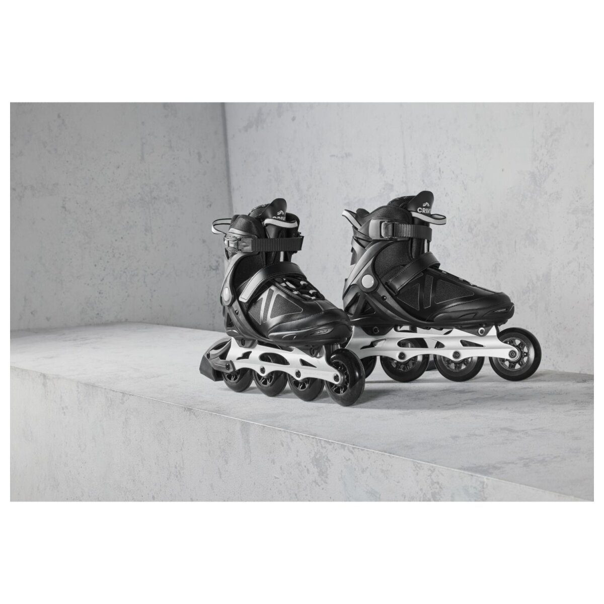 CRIVIT softboot inline skates voor heren met reflecterende bies