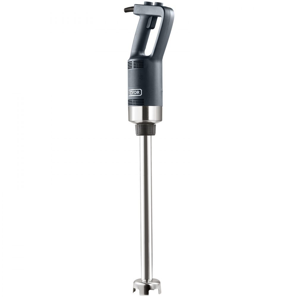 Mixeur à purée mixeur plongeant électrique 500 W, mixeur haute performance réglable 4000-18000 tr/min, mixeur plongeant polyvalent en acier inoxydable tige d'agitation amovible de 855 mm, comprenant crochet mural et tête de couteau de rechange