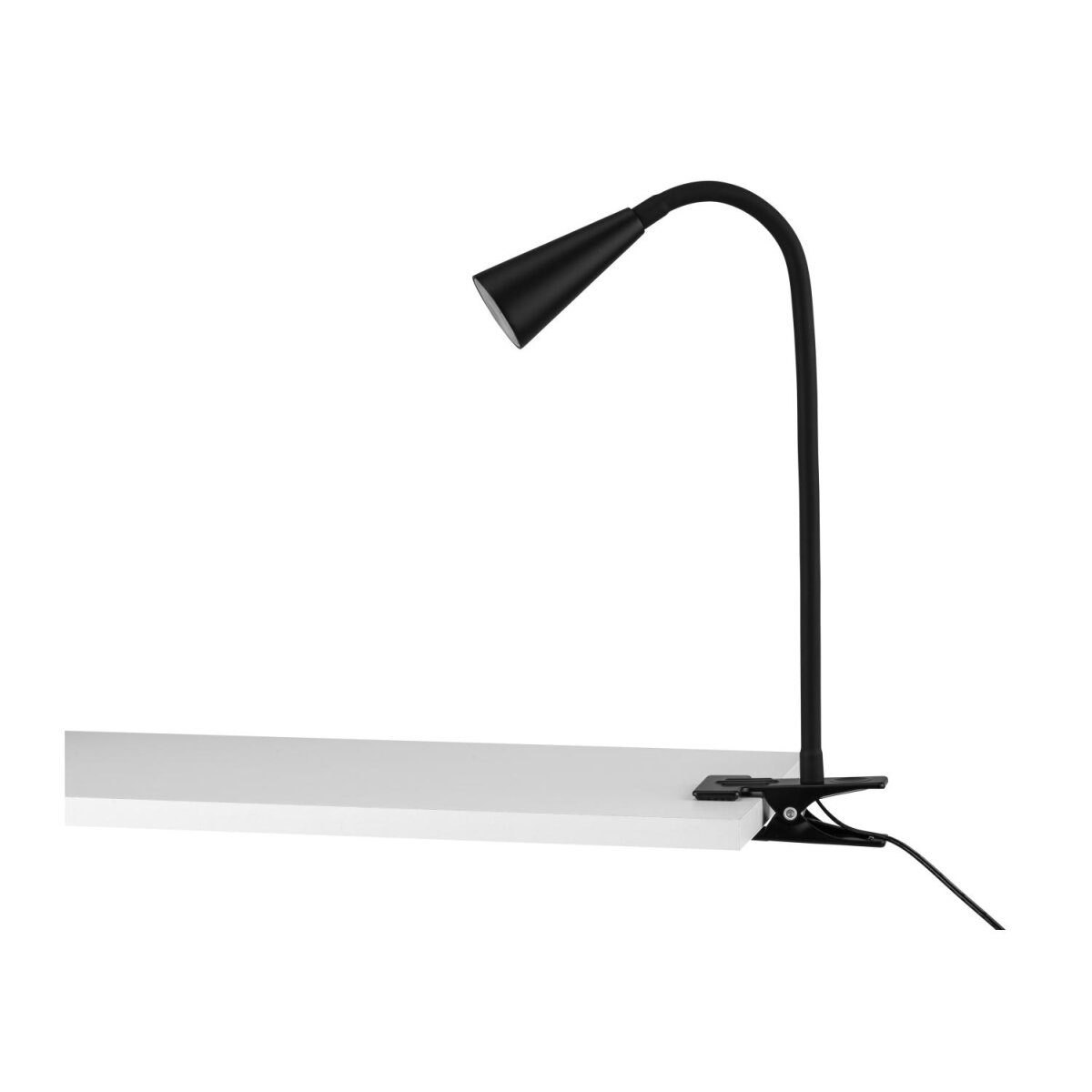 LIVARNO home LED-Klemmleuchte, mit flexiblem Metallhals