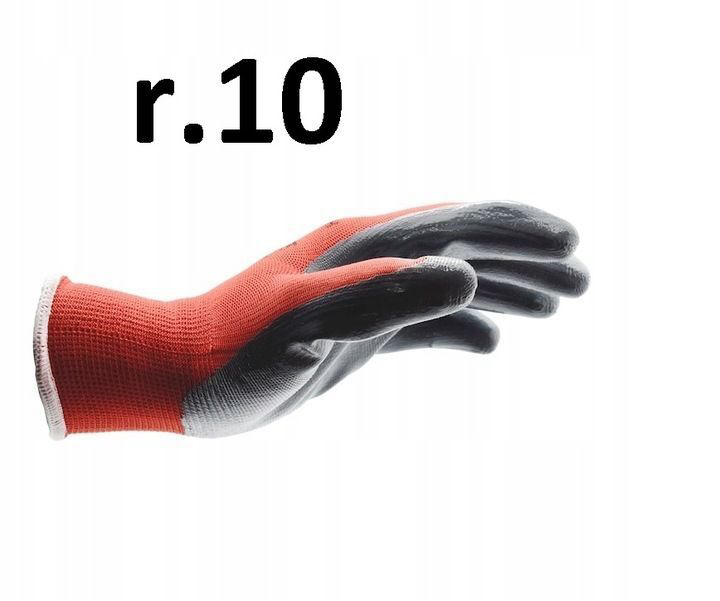 10x WÜRTH WURTH RED LINE PROTECTIVE GLOVES RED size. 10 0899403110
