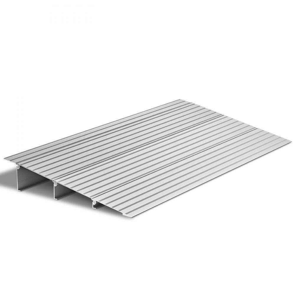 Rampa progowa drzwi 423 x 864 x 87 mm Rampa dla wózków inwalidzkich ze stopu aluminium o nośności 360 kg Rampy krawężnikowe do schodów domowych dla wózków inwalidzkich, hulajnogów, chodzików, rowerów, rowerów trójkołowych